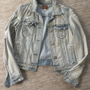 American Eagle Outfitters Light Blue Jean Jacket